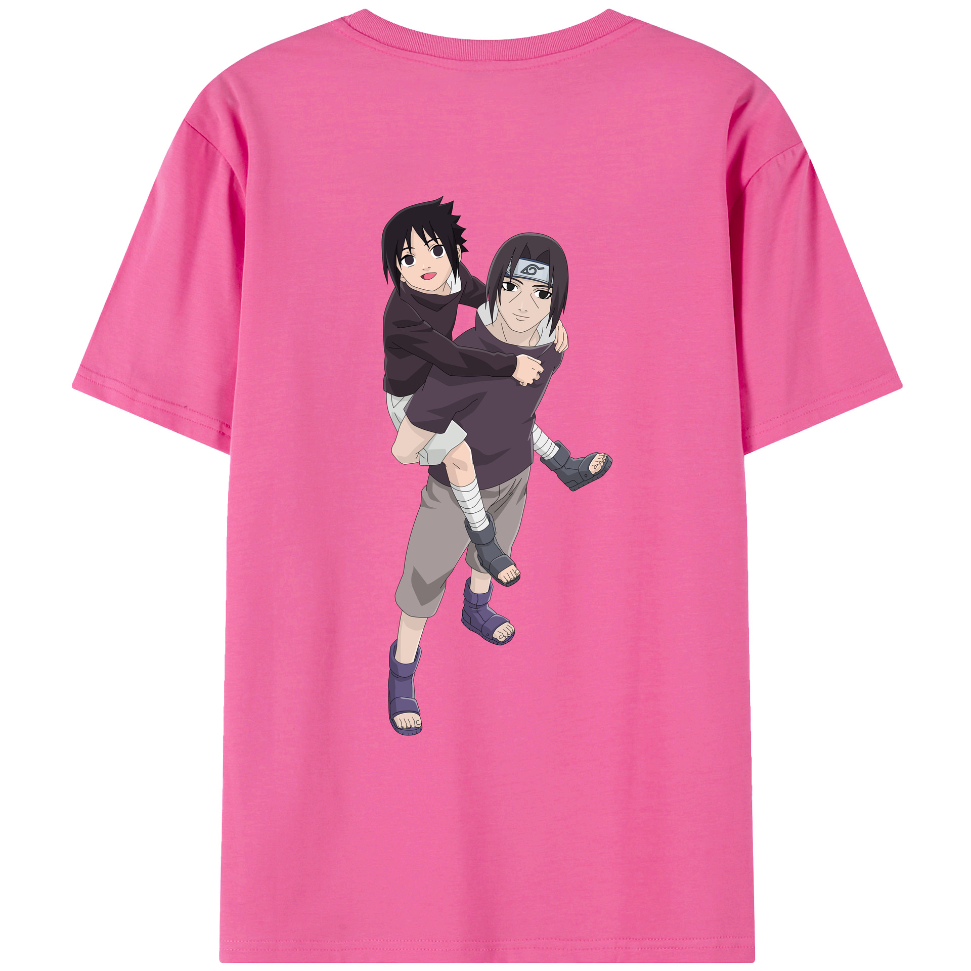 （画像用） NARUTO -ナルト- うちは イタチ Uchiha Itachi レディース半袖Tシャツ(バックプリント)